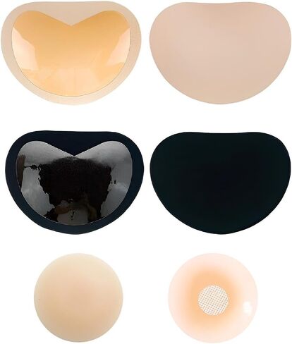 Bra Inserts Push Up Sticky Foam Bra Pads Adhesive Breast Lift Breast Cup Enhancer For Women in Saudi Arabia