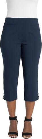 Briggs New York Women's Pull on Lace Up Hem Capri in Kuwait