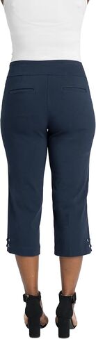 Briggs New York Women's Pull on Lace Up Hem Capri in Kuwait