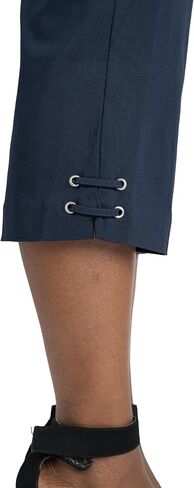 Briggs New York Women's Pull on Lace Up Hem Capri in Kuwait