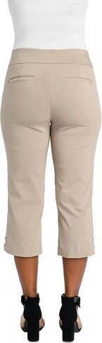 Briggs New York Women's Pull on Lace Up Hem Capri in Kuwait