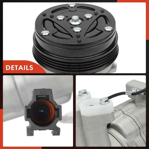 ضاغط مكيف هواء A-Premium مع قابض متوافق مع Subaru Forester 2007-2014، Impreza 2008-2014، WRX 2015-2016، WRX STI 2015-2019، 2.0L 2.5L in Saudi Arabia