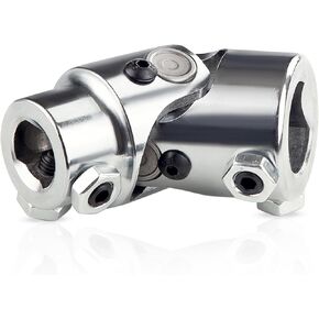 Single Steering Shaft Universal U Joint 3/4" DD to 1" DD, 83mm (3-1/4") Working Angle 35°Degree