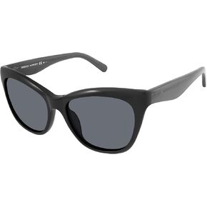 Rebecca Minkoff Women's Lark 1/S Cat-Eye Sunglasses, Black, 54mm, 17mm
