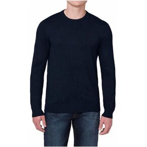 Buffalo David Bitton Men's Long Sleeve Crew Neck Sweater, Blue, XX-Large