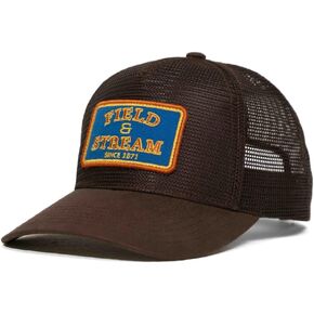 Field & Stream Men's Uncle Roberts Snap Back Mesh Cap, Chocolate Brown