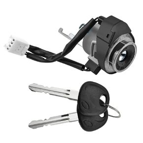Ignition Lock Cylinder Switch Compatible with Kia Soul, Hatchback 2010-2013, 1.6/2.0L, L4, Gas 81900-2KA30, Ignition Lock Assembly with 2 Keys, Key Sub Set-Steering Lock