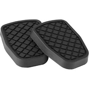 2 PCS Brake Pedal Pad, Rubber Brake Clutch Pedal Cover, Car Accessories Replacement Brake Pedal Cover Replacement Brake Clutch Brake Pads Part