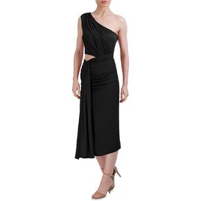 BCBGMAXAZRIA Women's One Shoulder Neck Jersey Cutout Dress