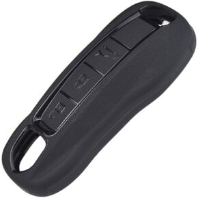 Charcoal Black Shockproof TPU Key Fob Cover Trim for Porsche Panamera Macan Cayenne Taycan Cayman Boster Panamera Targa Turbo 911 718 4 S