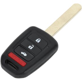 X AUTOHAUX Key Shell Case Keyless Entry Remote Key Fob Replacement Case for Honda Accord 2013-2015 4 Buttons MLBHLIK6-1T