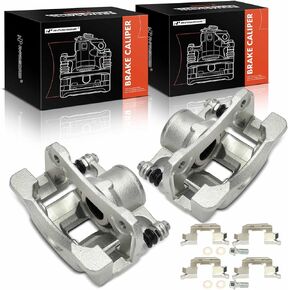 A-Premium Disc Brake Caliper Assembly with Bracket Compatible with Scion iA 2016 & Toyota Yaris iA 2017 - Front Driver and Passenger Side