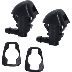 HiSport Windshield Sprinkler Wiper Nozzle - Compatible with Honda Pilot 2009 2010 2011 2012 2013 2014 2015 - Replace 76810-SZA-A01ZA (Two Side)
