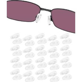 20 Pairs Replacement Nose Pads for Oakley WireTap/Whisker/Crosshair 2.0 OO4044/Crosshair 1.0; Maui Jim Baby Beach/Kahuna/Kawika/Wiki Wiki/Mahina