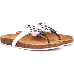Tory Burch Women's Miler Cloud Spring Lavender Purple Black Sandals