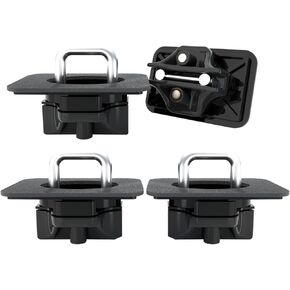 مرساة ربط لسرير الشاحنة من KitsPro لـ 2015-2024 Ford F-150 و2017-2024 Ford F-250 F-350 Super Duty، خطاف تثبيت صندوق الشاحنة، عبوة من 4 قطع