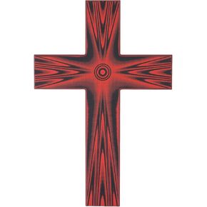 FXFSTEEL 11inch Wall Cross Crucifix Durable G10 Material Suitable for Indoor&Outdoor Ideal for Home Wall Decoration - Handmade Christians Cross Spiritual Religious Cross - Gift for Women/Men-Style D2