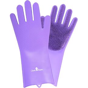 Classic Equine Wash Gloves, Grey
