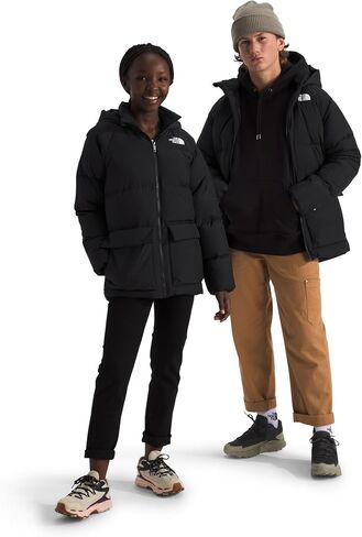 THE NORTH FACE Men's Teen North Down Fleece-Lined Short Parka (Little Big Kid) in Saudi Arabia