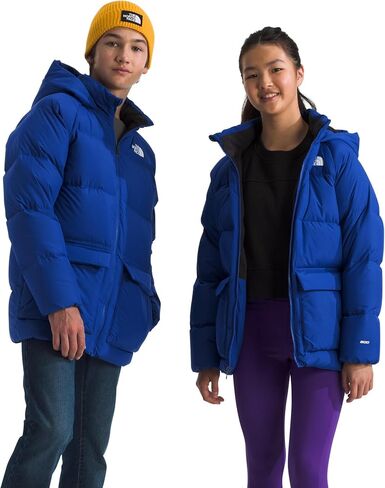 THE NORTH FACE Men's Teen North Down Fleece-Lined Short Parka (Little Big Kid) in Saudi Arabia