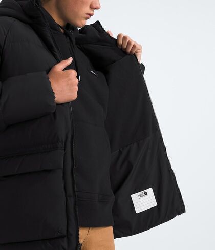 THE NORTH FACE Men's Teen North Down Fleece-Lined Short Parka (Little Big Kid) in Saudi Arabia