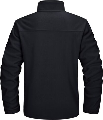 TACVASEN Men's Polar Fleece Jackets Lightweight Soft Winter Thermal Coats Outdoor Windproof Zip Up Jacket with Pockets in Saudi Arabia