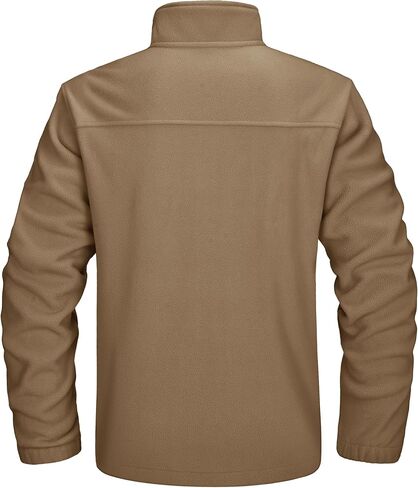 TACVASEN Men's Polar Fleece Jackets Lightweight Soft Winter Thermal Coats Outdoor Windproof Zip Up Jacket with Pockets in Saudi Arabia