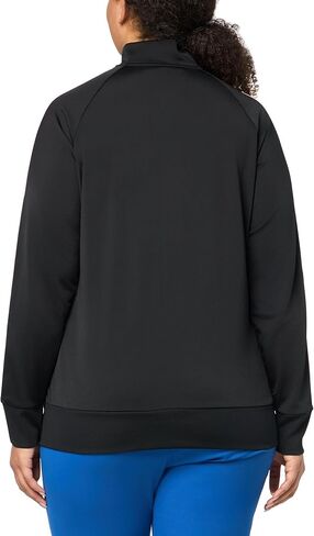adidas Women's Plus Size Essentials Warm-up Tricot Slim 3-Stripes Track Jacket in Saudi Arabia