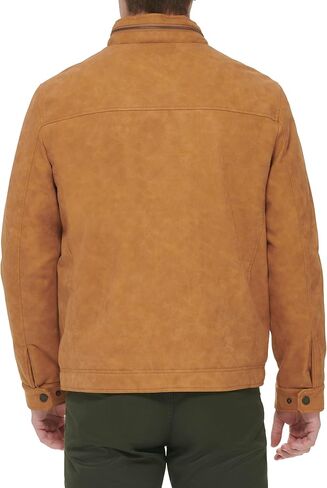 DOCKERS Men's Faux Leather Military Jacket in Saudi Arabia