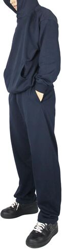 Men's Sweat suits 2 Piece Set Cotton Blend Outfits Hoodie Tracksuits Casual Joggers Sweatpants Sweatsuit Set in Saudi Arabia