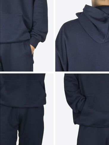 Men's Sweat suits 2 Piece Set Cotton Blend Outfits Hoodie Tracksuits Casual Joggers Sweatpants Sweatsuit Set in Saudi Arabia