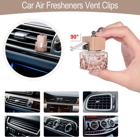 L'odeur Vill Car Fresheners, 2Pack Car Freshener Vent Clips Car Diffuser Car Air Freshener, Up to 180 Days Hanging Car Diffuser, Long Lasting Hanging Car Freshener - Cologne in Saudi Arabia