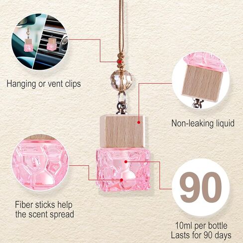 L'odeur Vill Car Fresheners, 2Pack Car Freshener Vent Clips Car Diffuser Car Air Freshener, Up to 180 Days Hanging Car Diffuser, Long Lasting Hanging Car Freshener - Cologne in Saudi Arabia