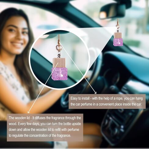 L'odeur Vill Car Fresheners, 2Pack Car Freshener Vent Clips Car Diffuser Car Air Freshener, Up to 180 Days Hanging Car Diffuser, Long Lasting Hanging Car Freshener - Cologne in Saudi Arabia