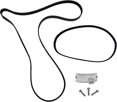 12669858 V-Ribbed Serpentine Belt & 12658178 Air Conditioning Compressor Belt Kit with Tool Compatible with Chevrolet GMC & Cadillac Vehicle in Saudi Arabia