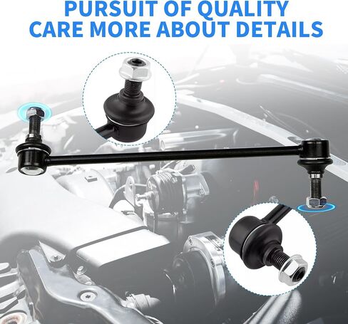 Sway Bar Link Front، مجموعات وصلات Sway Bar البديلة للسيارات المتوافقة مع Saturn Vue، Chevy Captiva Equinox، سوزوكي، Pontiac Torrent، GMC Stabilizer Sway Bar Links اليسار واليمين in Kuwait