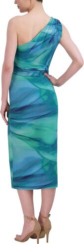BCBGMAXAZRIA Women's One Shoulder Neck Jersey Cutout Dress in Saudi Arabia