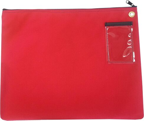 Interoffice Mailer Canvas Transit Sack Zipper Bag 18w x 14h Royal Blue in Saudi Arabia