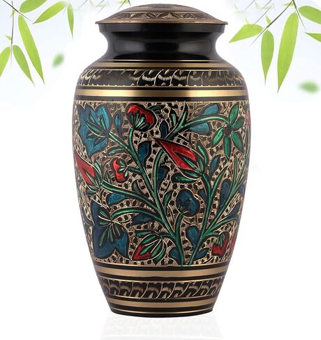 Urns for Human Ashes, Adult Human Urn, Decorative Urns for Ashes, Burial Urns, Cremation Urns for Male & Female, Cremation Urns for Men and Women, Black, Cat, Large in Saudi Arabia