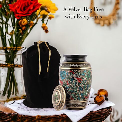 Urns for Human Ashes, Adult Human Urn, Decorative Urns for Ashes, Burial Urns, Cremation Urns for Male & Female, Cremation Urns for Men and Women, Black, Cat, Large in Saudi Arabia