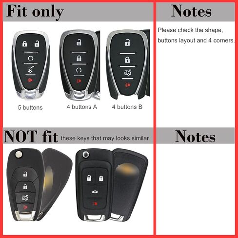 Handmade Stitching Leather Key Cover for Chevrolet Chevy Malibu Camaro Trax Traverse Sonic Cruze Volt Equinox Trailblazer in Saudi Arabia