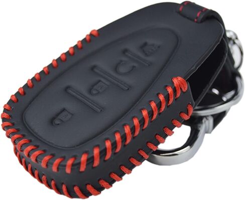 Handmade Stitching Leather Key Cover for Chevrolet Chevy Malibu Camaro Trax Traverse Sonic Cruze Volt Equinox Trailblazer in Saudi Arabia