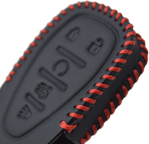 Handmade Stitching Leather Key Cover for Chevrolet Chevy Malibu Camaro Trax Traverse Sonic Cruze Volt Equinox Trailblazer in Saudi Arabia