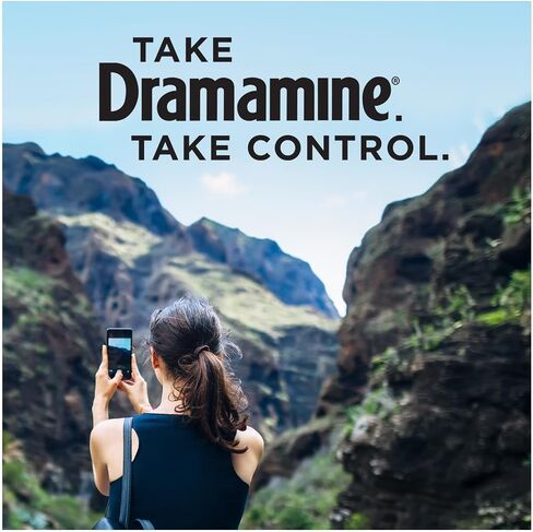 Dramamine Chewable, Motion Sickness Relief, Orange Flavor, 8 Count in Saudi Arabia