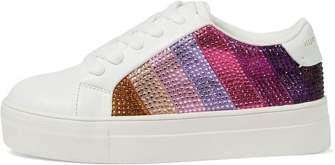 حذاء رياضي صغير للفتيات من Kurt Geiger ذو شريط كريستالي (الطفل الكبير الصغير). in Saudi Arabia