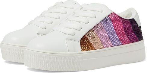 Kurt Geiger Girl's Mini Laney Crystal Stripe (Little Big Kid) Sneaker in Saudi Arabia