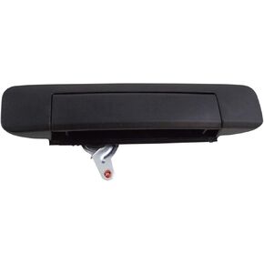 TRQ Tailgate Handle Black Compatible with 2004-2013 Nissan Titan