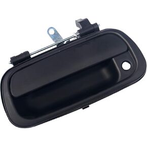 Replacement Tailgate Handle Latch with Keyhole - Replaces 690900C040, 69090-0C040, 81213 - Compatible with Toyota Tundra 2007, 2008, 2009, 2010, 2011, 2012, 2013 - Liftgate Handle Trim with Clips