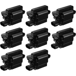 Set of 8 UF271 Ignition Coil Pack Compatible with Chevy Tahoe Silverado 1500 HD Suburban Avalanche Cadillac Hummer H2 GMC Yukon Sierra 1500/2500/3500 6.0L 5.3L V8 Replaces 12558693 C1208 D581