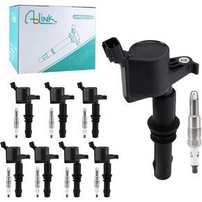 Set of 8 DG511/5C1584 Ignition Coil Pack SP546 Spark Plugs For Ford Expedition Explorer F150 F250 F350 Super Duty F450 F550 Mustang,Lincoln Mark Navigator,Mercury Mountaineer 4.6L 5.4L 6.8L V8